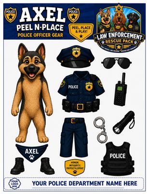 Rescue Pack Peel n Place Sticker Page