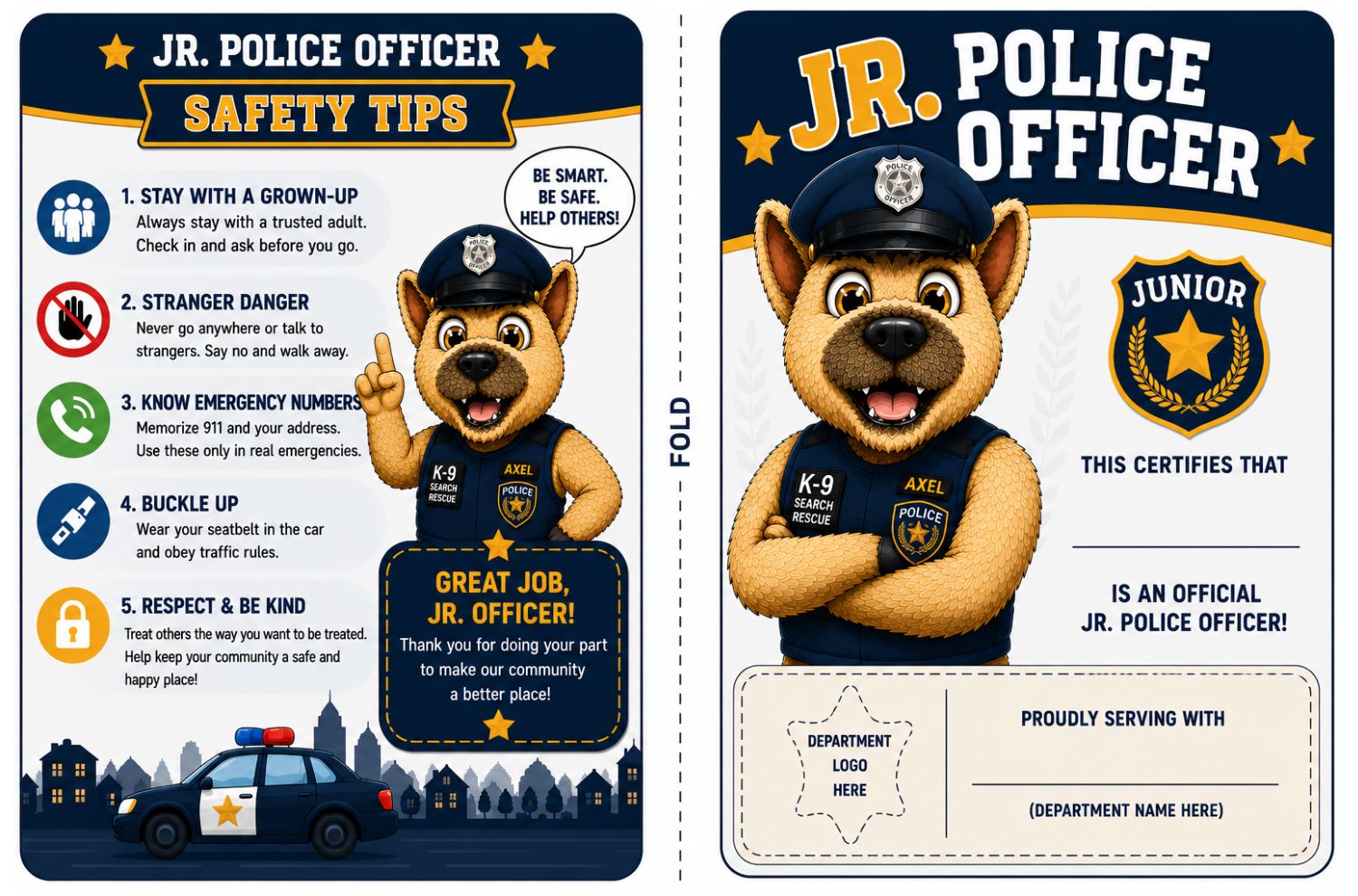 Rescue Pack - Jr. ID Cards