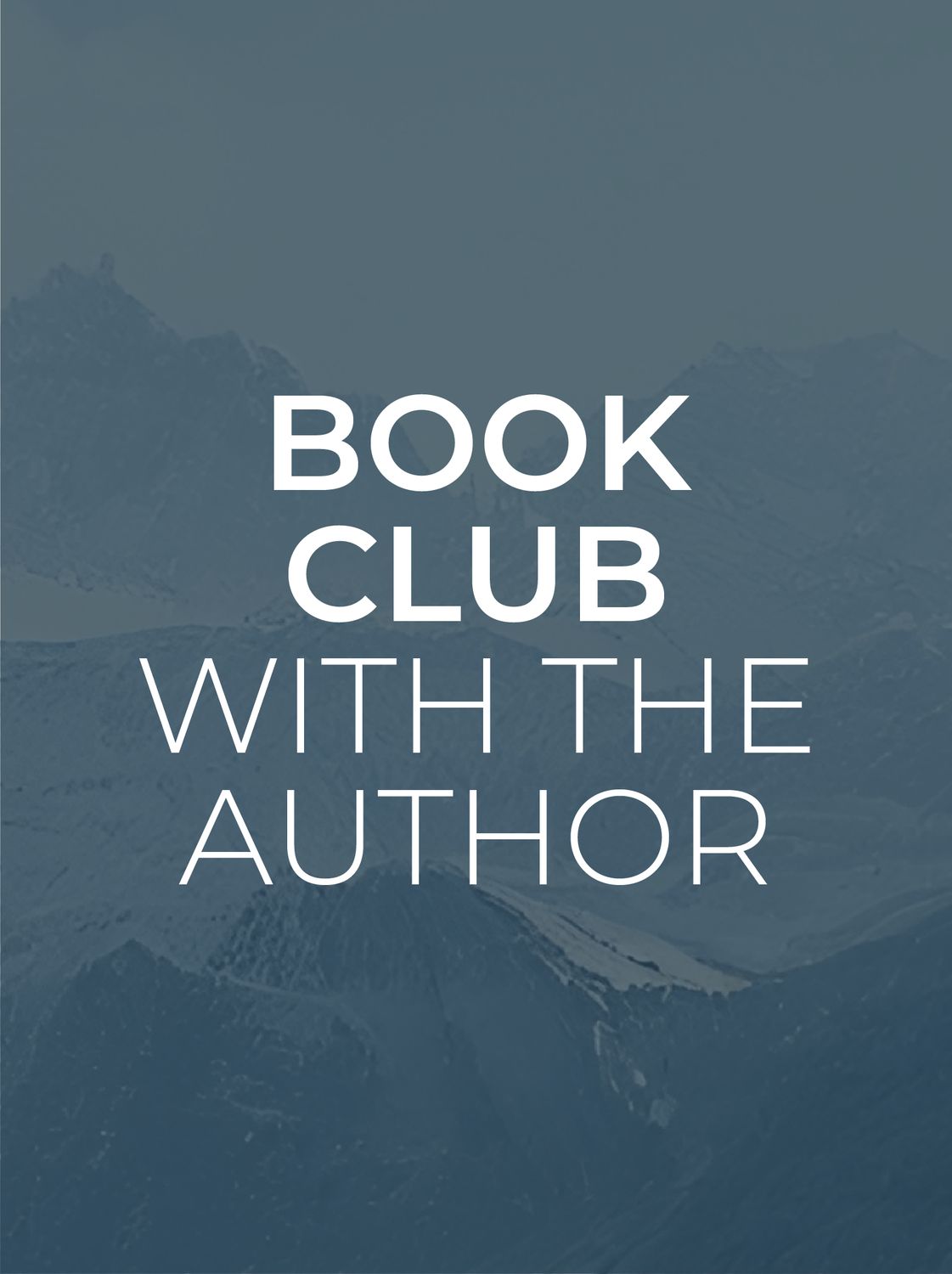Book Club with the Author Book Club with the Author