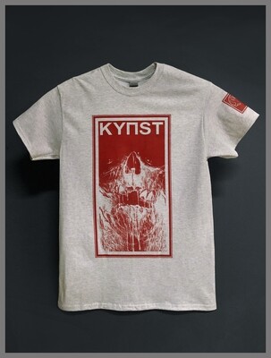 Red skull I ash grey tshirt
