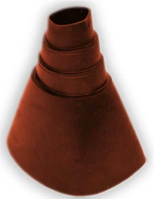Gummitülle / Ø 38-60mm, universal / ziegelrot