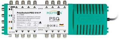 PSQ516P Einzel-/ End-Multischalter 5/ 16, terr. aktiv, 22 kHz, inkl. Netzteil
