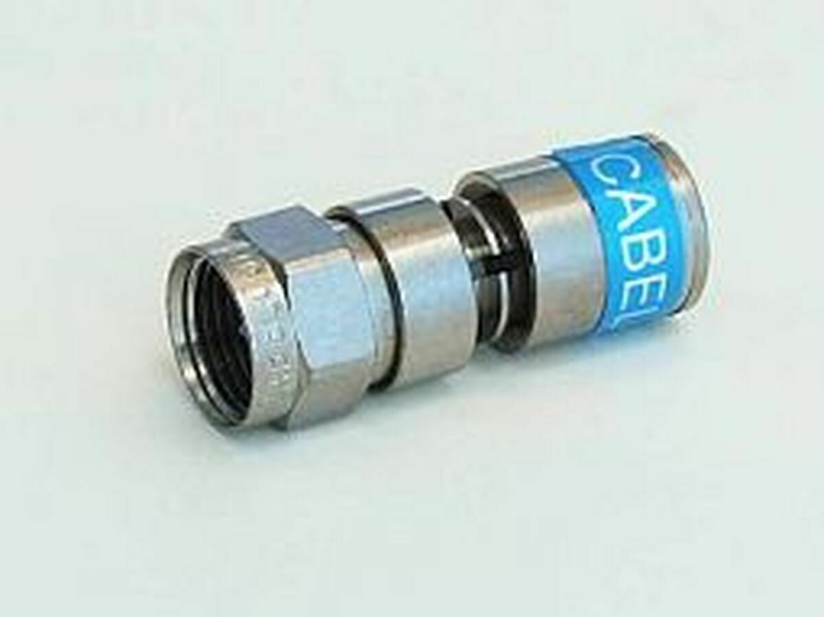 FM-MINI-TD QM 4.5 W/O O-RING TRUE DROP F-Kompressionsstecker für 0.7/2.9H Kabel