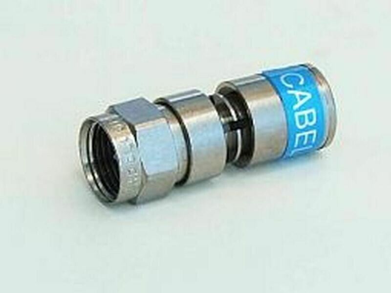 FM-MINI-TD QM 4.5 W/O O-RING TRUE DROP F-Kompressionsstecker für 0.7/2.9H Kabel