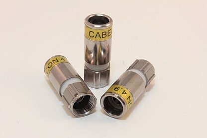F-6-TD 4,9 F-Kompressionsstecker für 1.0/4.6 Kabel.