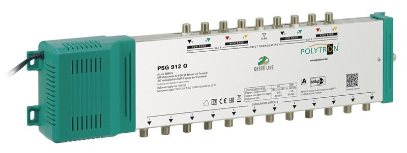PSG 912 Q Polytron Standalonemultischalter für 12 Teilnehmer