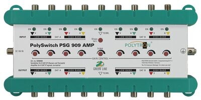 PSG 909 AMP 9/9 Linienverstärker, 15-24 dB Sat, 17 dB terr., inkl. Netzteil
