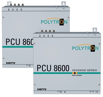 PCU 16610 16x DVB-S/S2 in DVB-C
2x 4x8 Schaltmatrix