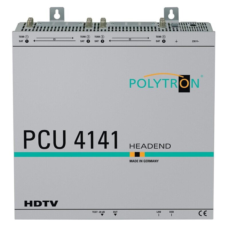 PCU 4141 DVB-S/S2 / DVB-T/T2 / DVB-C in DVB-S mit CI