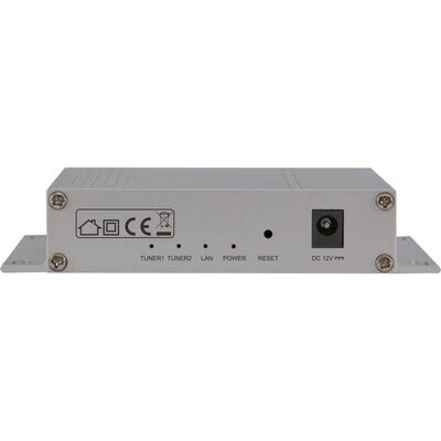 DIGIBIT Twin Sat-to-IP Router zur Versorgung von bis zu 2 Teilnehmern mit freien HDTV- und Radioprogrammen einer Satellitenposition über Netzwerk und/oder WLAN in hochauflösender IPTV Qualität