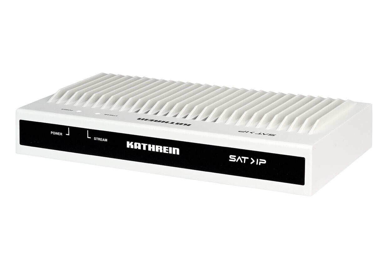 EXIP 418 SAT&gt;IP Server - Setzt SAT-ZF in IP-Signale um - 8x DVB-S/DVB-S2(HDTV)Tuner, Leistungsaufnahme typ. 9 Watt - Unicable fähig - inkl. Wandmontageset