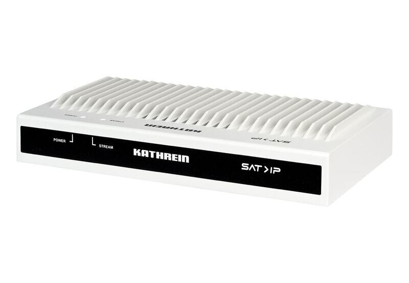 EXIP 418 SAT>IP Server - Setzt SAT-ZF in IP-Signale um - 8x DVB-S/DVB-S2(HDTV)Tuner, Leistungsaufnahme typ. 9 Watt - Unicable fähig - inkl. Wandmontageset