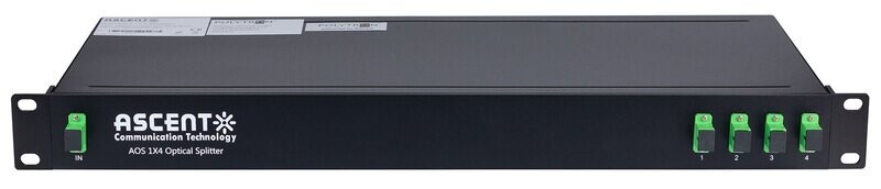 AOS-Serie 1x4, 1260-1650 nm, 1HE