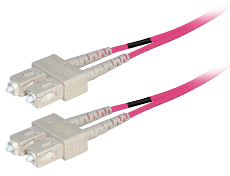 LWL Netzwerkkabel OM4, SC-SC, Multimode (50/125µ) Duplex, 7,5 m