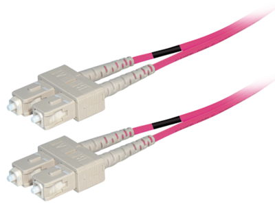 LWL Netzwerkkabel OM4, SC-SC, Multimode (50/125µ) Duplex, 1 m