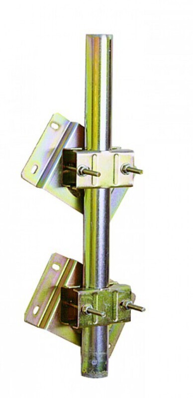 Befestigung für Mast am Sparren oder Wand