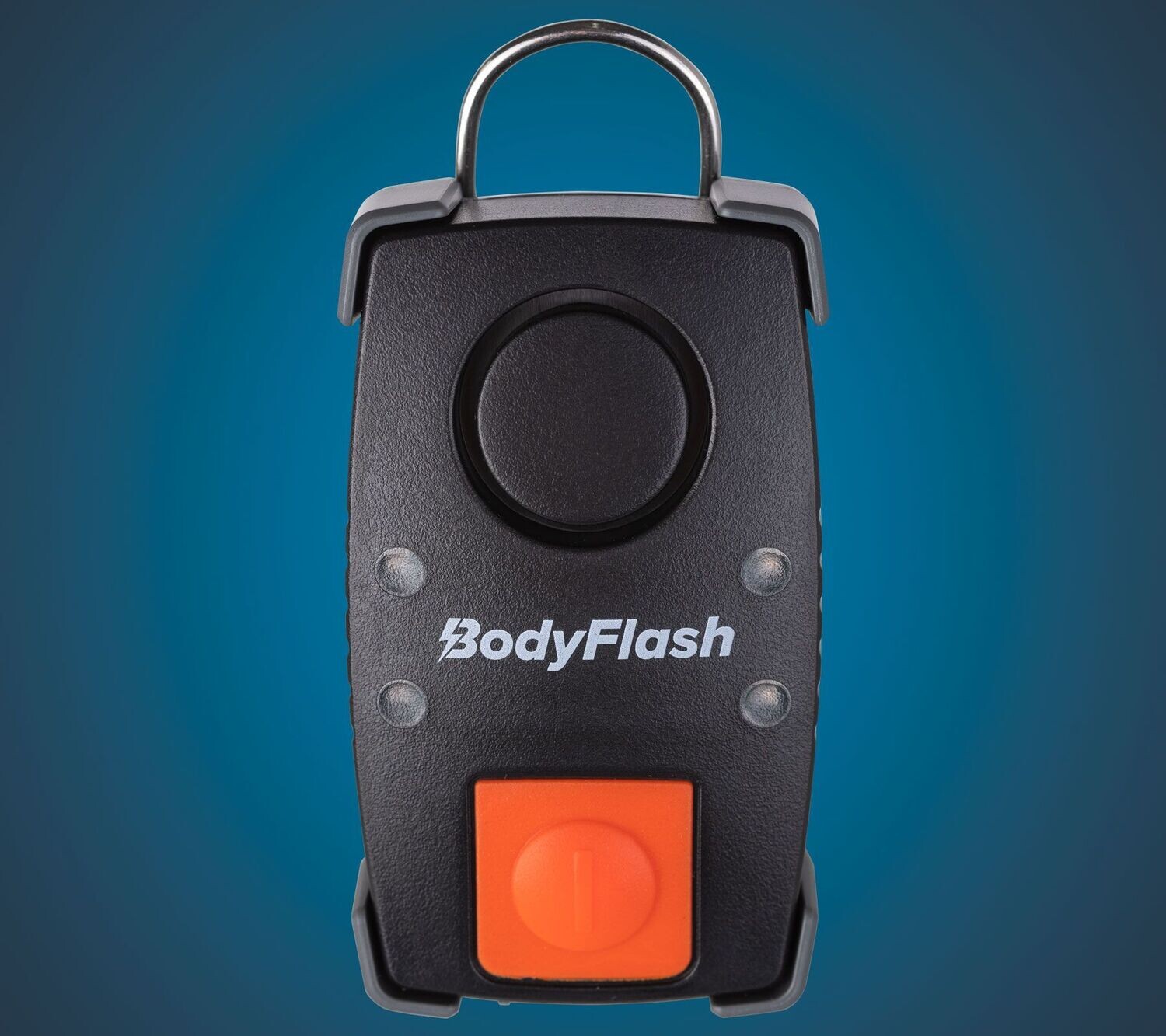 BodyFlash schwarz - akustisch / optischer Signalgeber (mit Ladegerät)
