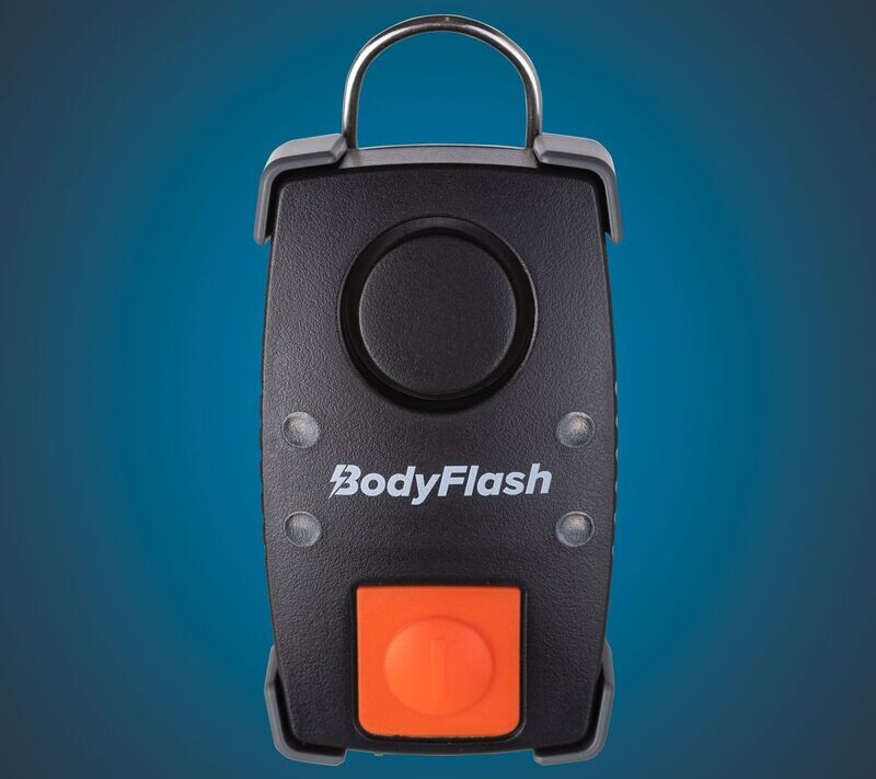 BodyFlash schwarz - akustisch / optischer Signalgeber (mit Ladegerät) BodyFlash schwarz - akustisch / optischer Signalgeber (mit Ladegerät)