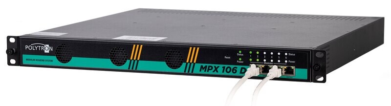 MPS 16532 / 16 x DVB-S/S2/S2X in max. 120 MPTS/SPTS (700 Mbit/s), 4 x CI