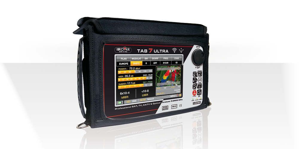 PROFESSIONELLER HD ANALYSER FÜR SAT/TV/CATV mit 7&quot; TOUCHSCREEN