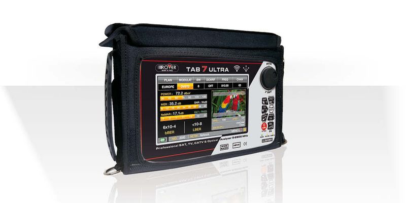 PROFESSIONELLER HD ANALYSER FÜR SAT/TV/CATV mit 7" TOUCHSCREEN