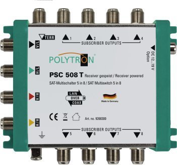 PSC 508 Multischalter / Switch wird von Receiver gespeist !