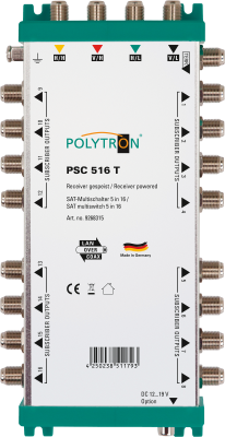 PSC 516 Multischalter / Switch wird von Receiver gespeist !