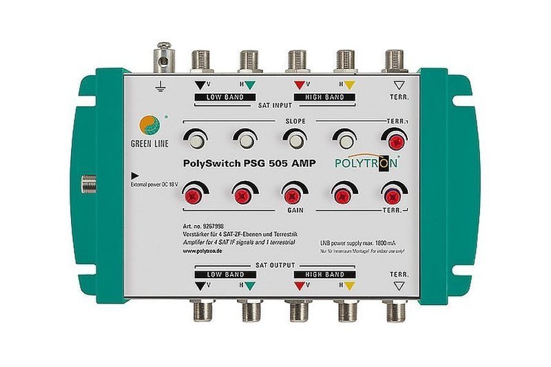 PSG505AMP In-Line Verstärker 5 IN / 5 OUT