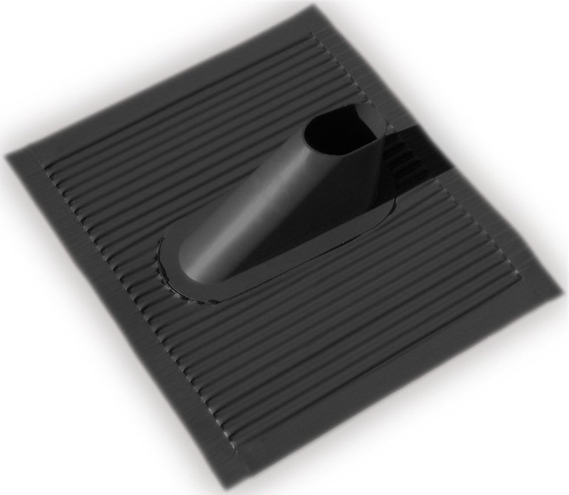 Aluminiumdachziegel schwarz