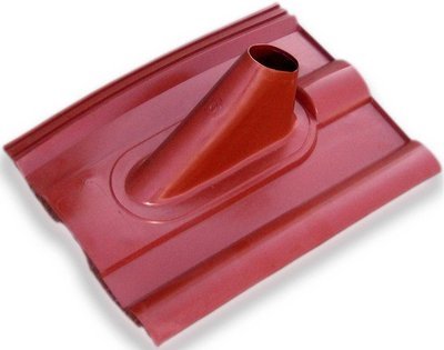 Dachhaube für Alpendachstein/Pramag-Ziegel rot