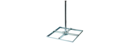 Alu Balkonständer, zerlegbar. Für 4 Waschbetonplatte 50x50.