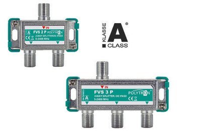 Verteiler mit 4-fach 7dB Durchgangsdämpfung.