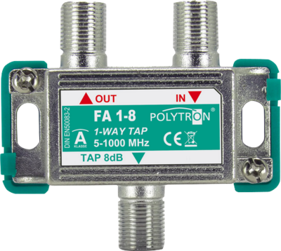 1-fach-Abzweiger 16 dB Abzweigdämpfung