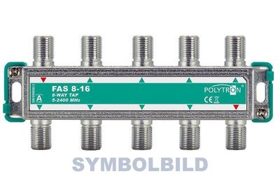 8-fach-Abzweiger 12 dB Abzweigdämpfung