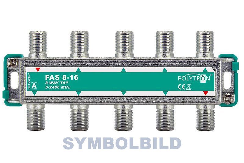 8-fach-Abzweiger 12 dB Abzweigdämpfung