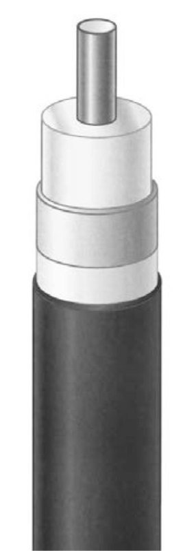 TC500F Alu Rohrkabel mit Kleber.