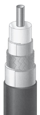 ERDKABEL MIT KLEBER, 2-FACH ABGESCHIRMT 90DB 1,6/7
