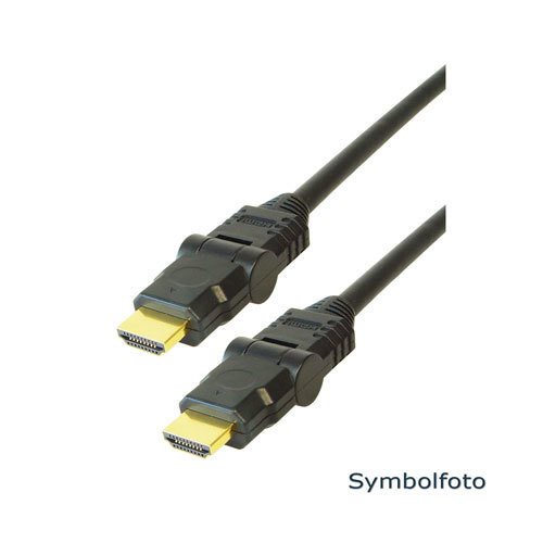 HDMI Kabel 1,5m / beide Stecker knickbar