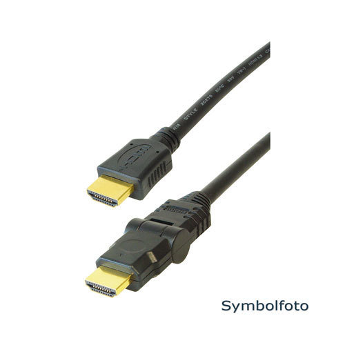 HDMI Kabel 1,5m / ein Stecker knickbar