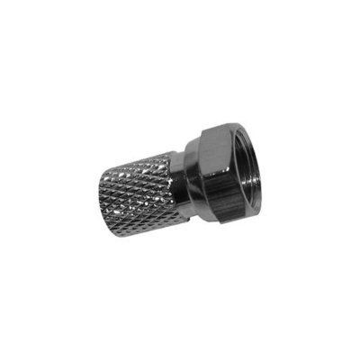 F-Stecker schraubbar 4,3/2,0mm.