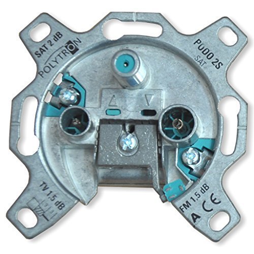 SAT - TV Dose 5-2150 MHz . Selbstklemmenden Innenleiter &amp; Tiger Krallen für bessere Montage