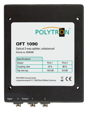 OPMOFT1090 10/90 Asymmetrische 2-fach Verteiler