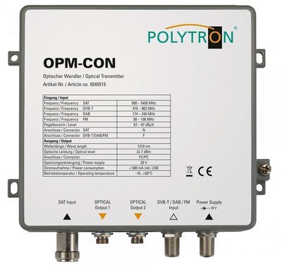 Elektrisch- / optischer Wandler OPM-CON