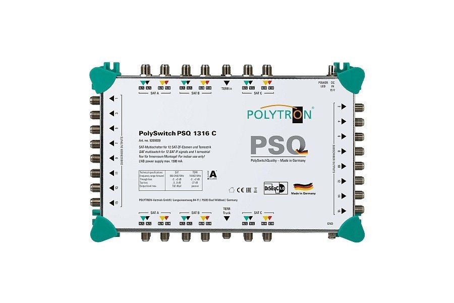 PSQ 1316 C  KASKADEN-MULTISCHALTER 13/16