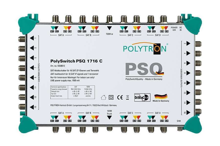 PSQ 1716 C  KASKADEN MULTISCHALTER 17/16 AKTIV