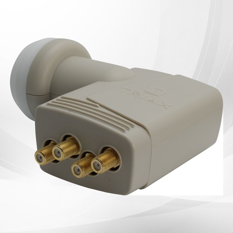 Triax Quad LNB, 4 Ausgänge, 4 Teilnehmer