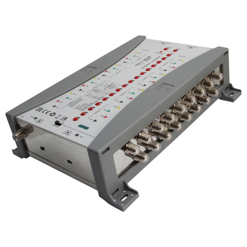 Triax Vor-/Nach-Verstärker für TMS/CKR 17 x, 17 in/out, Verstärkung 10-20 dB regelbar, exklusive Netzteil