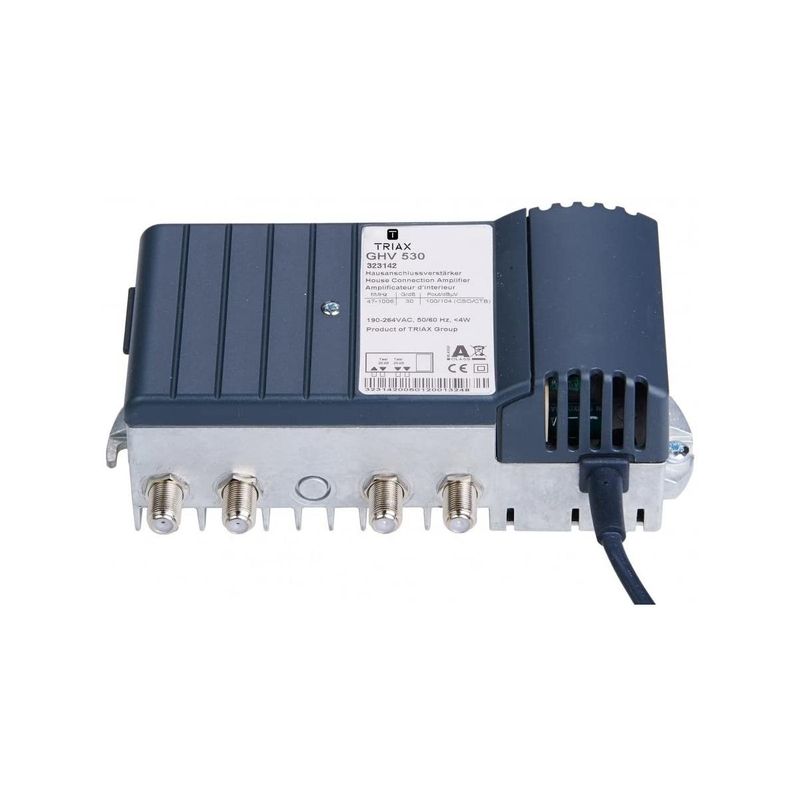 Triax GHV 530 Verstärkung 30 dB, max. Ausgangspegel 102 dBµV (42 ch. 3 dB Slope)