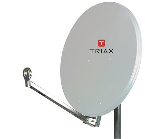 Triax Alu SAT-Spiegel Hit FESAT 75 Lichtgrau, Ø 75 cm