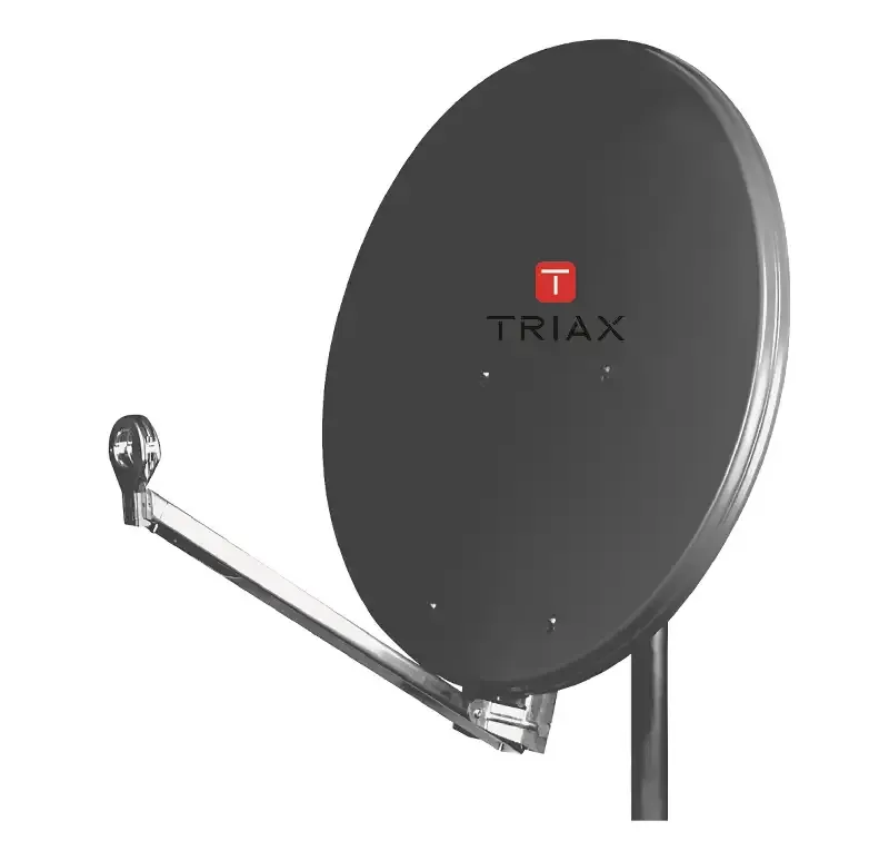 Triax Alu SAT-Spiegel Hit FESAT 75 Schiefergrau, Ø 75 cm
